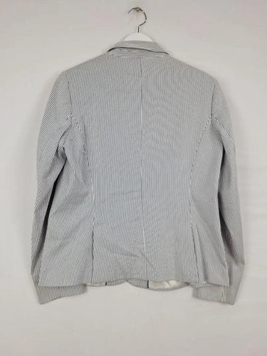 Sportscraft Striped Timeless Fitted Blazer Size 12 by SwapUp-Online Second Hand Store-Online Thrift Store