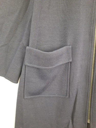 St John Collection Navy Wool Blend Zip Up Jacket Size S by SwapUp-Online Second Hand Store-Online Thrift Store