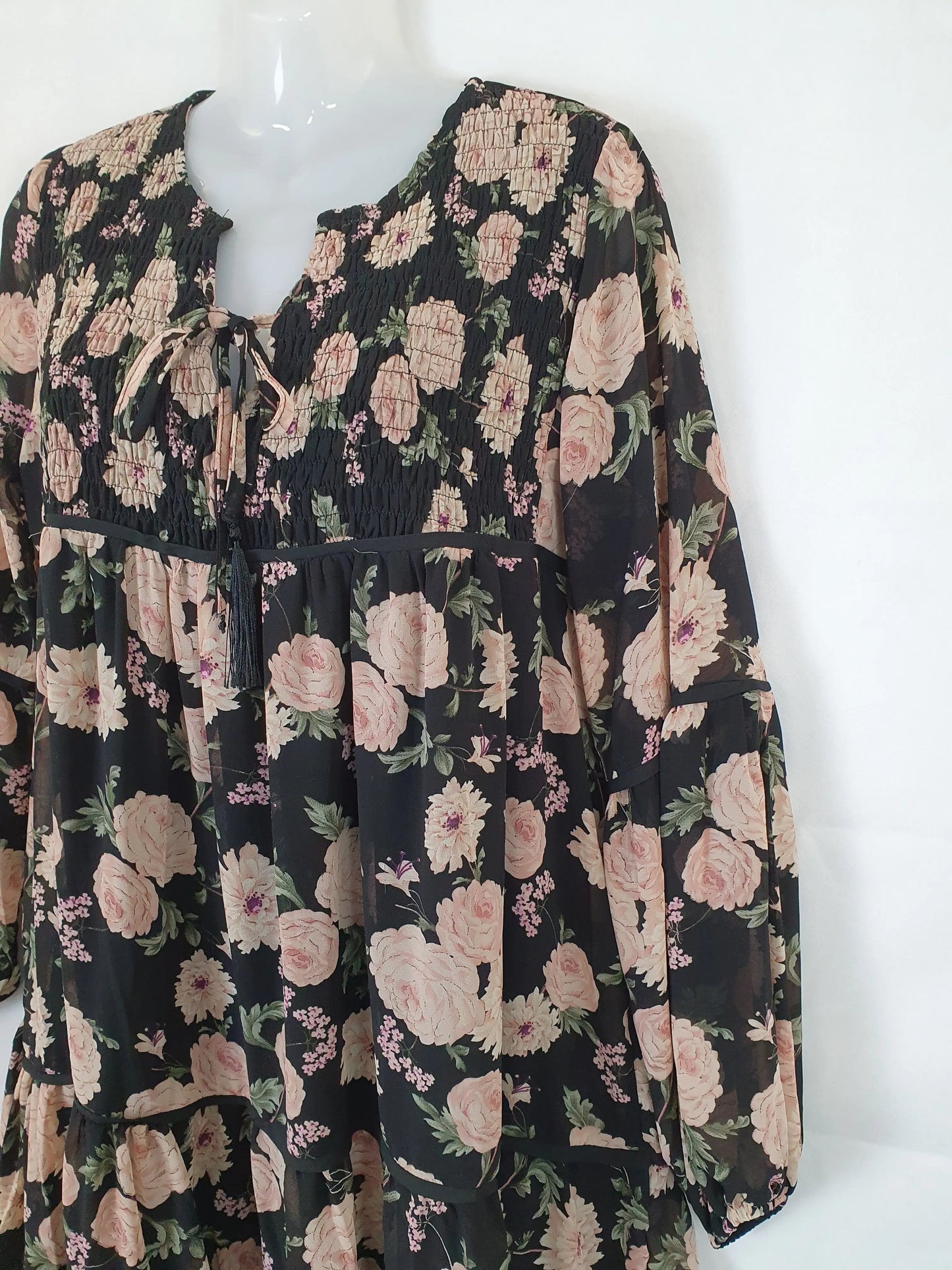 St. Frock Floral Flowy Midi Dress Size 10 by SwapUp-Online Second Hand Store-Online Thrift Store