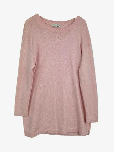 St. John Baby Pink Long Side Split Jumper Size L by SwapUp-Online Second Hand Store-Online Thrift Store