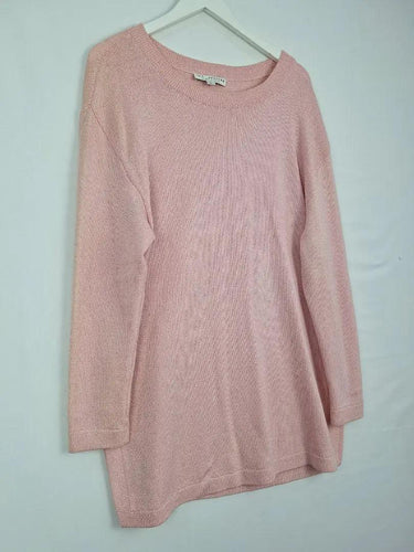 St. John Baby Pink Long Side Split Jumper Size L by SwapUp-Online Second Hand Store-Online Thrift Store