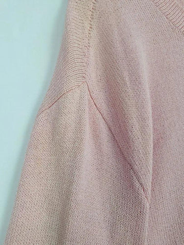 St. John Baby Pink Long Side Split Jumper Size L by SwapUp-Online Second Hand Store-Online Thrift Store