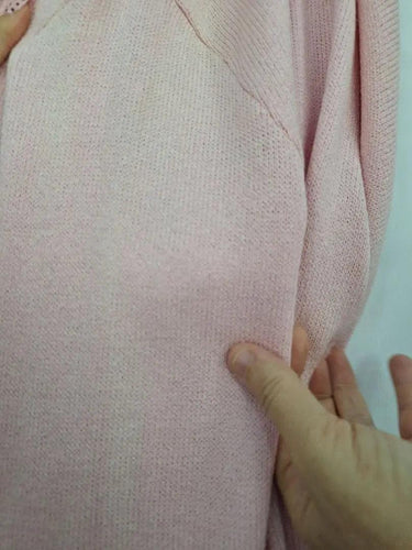 St. John Baby Pink Long Side Split Jumper Size L by SwapUp-Online Second Hand Store-Online Thrift Store