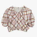 Staple The Label Checked Gathered Crop Top Size 12 by SwapUp-Online Second Hand Store-Online Thrift Store
