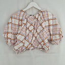 Staple The Label Checked Gathered Crop Top Size 12 by SwapUp-Online Second Hand Store-Online Thrift Store