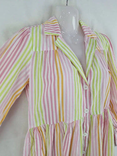 Steele Candy Stripe Shirt Mini Dress Size S by SwapUp-Online Second Hand Store-Online Thrift Store