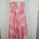 Steele Sunset Gingham Evening Dress Size L by SwapUp-Online Second Hand Store-Online Thrift Store