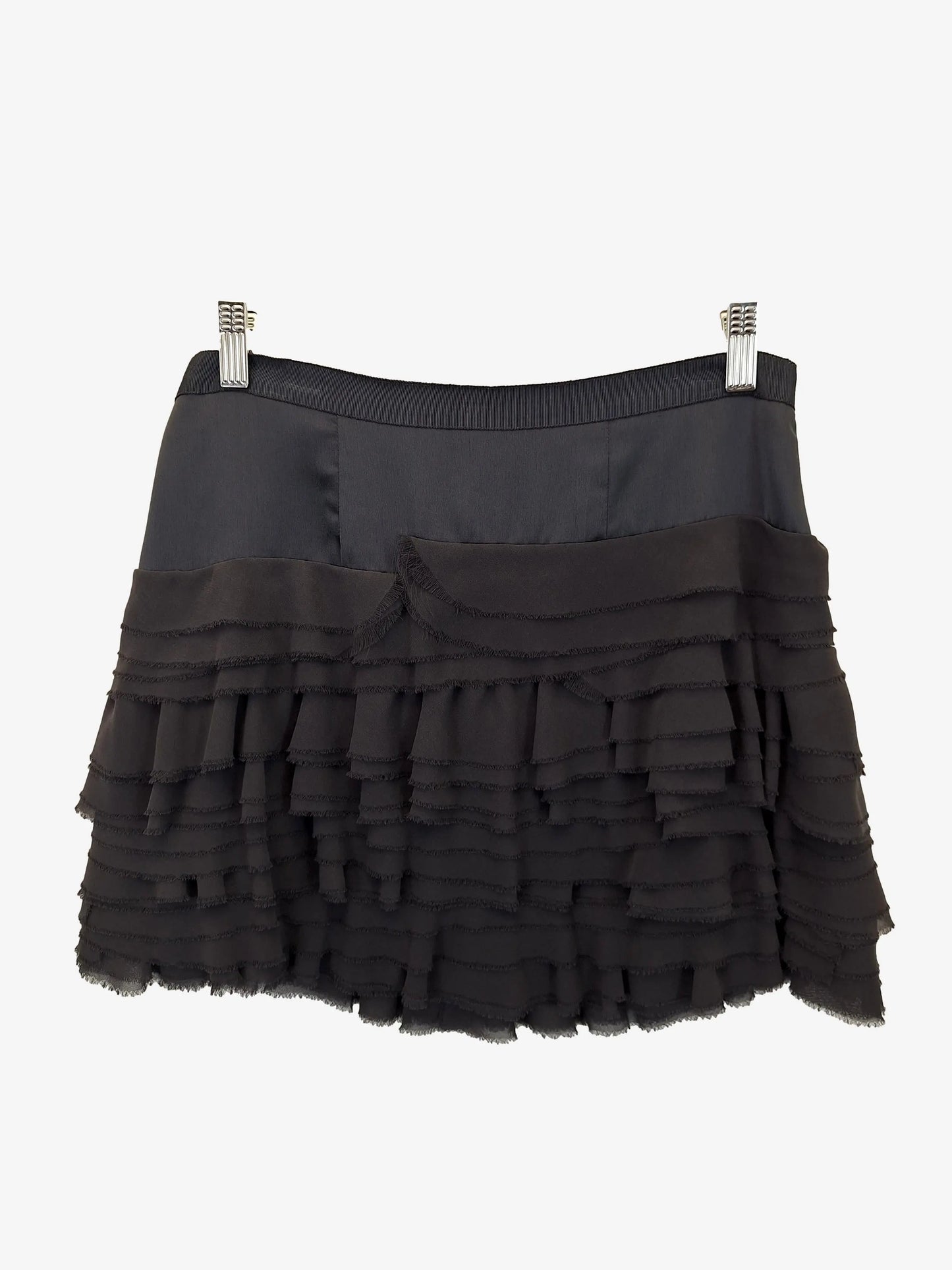 Stella Coal Layered Midi Skirt Size 10 by SwapUp-Online Second Hand Store-Online Thrift Store