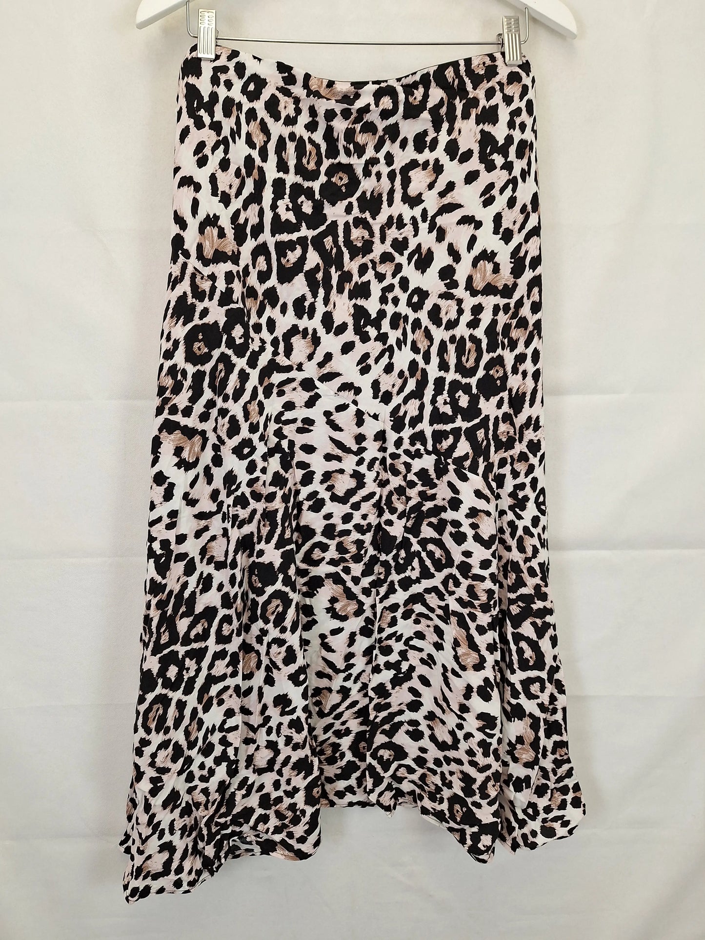 Styling You The Label Leopard Ruffle Midi Skirt Size 14 by SwapUp-Online Second Hand Store-Online Thrift Store