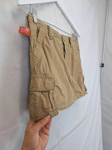 Superdry Camel Raw Hem Cargo Skirt Size XS by SwapUp-Online Second Hand Store-Online Thrift Store