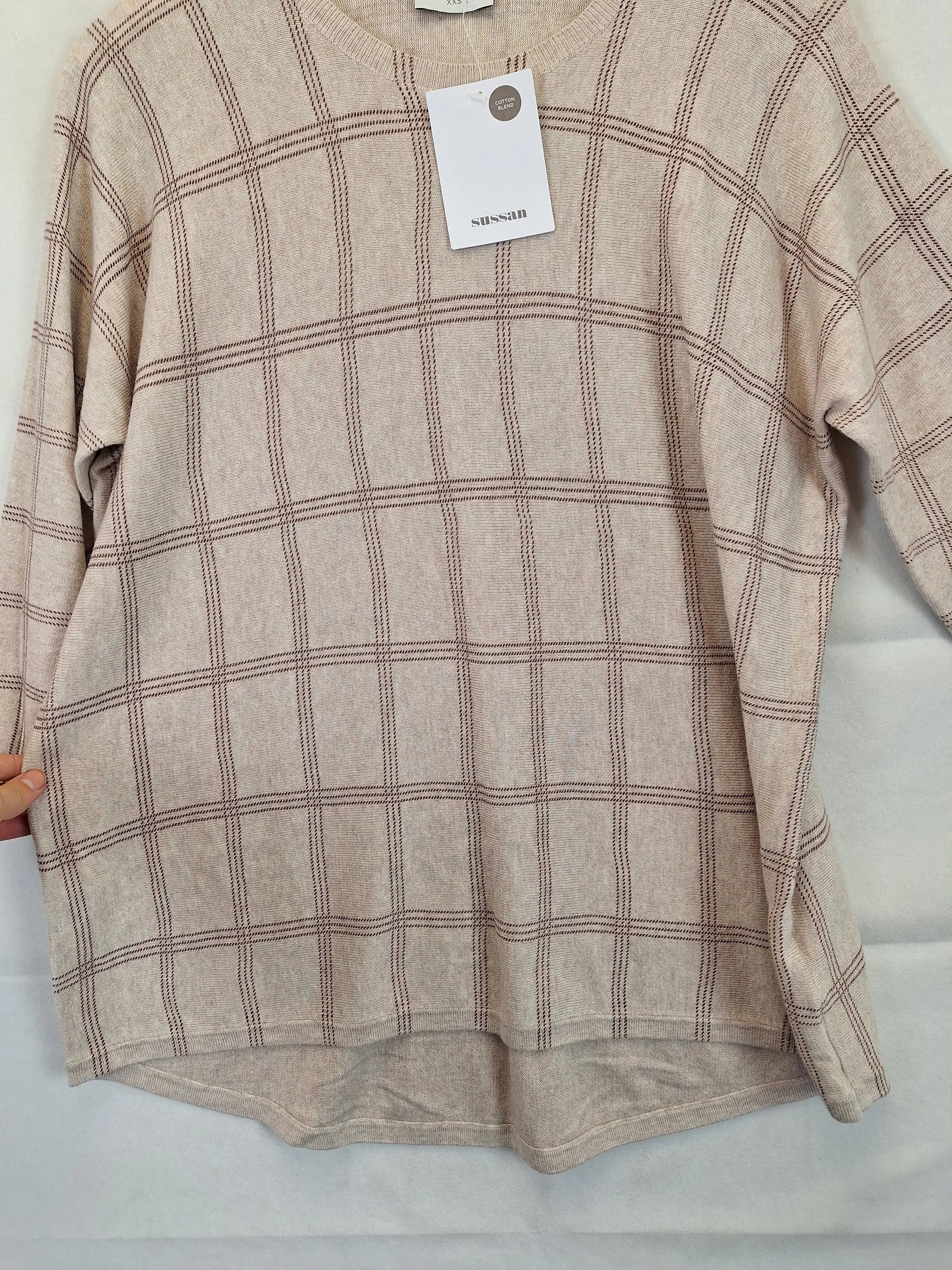 Sussan Comfy Lounge Cotton Jumper Size XXS by SwapUp-Online Second Hand Store-Online Thrift Store