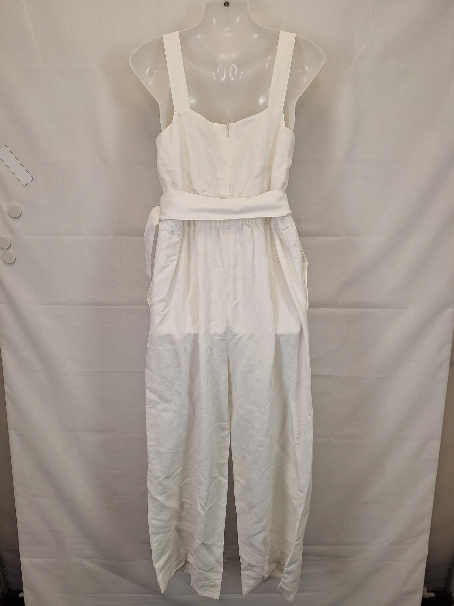 Sussan Resort Linen Blend Belted Jumpsuit Size 8 by SwapUp-Online Second Hand Store-Online Thrift Store