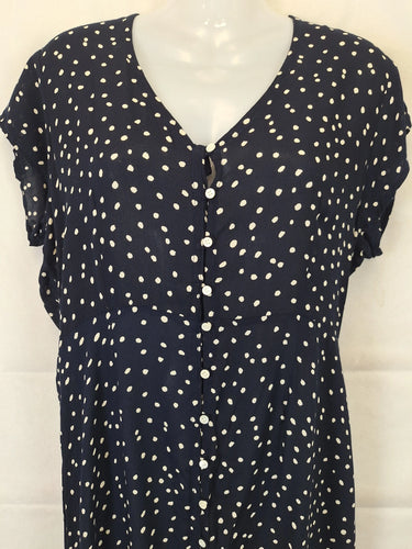 Sweet Papillon Speckled Lightweight Summer Midi Dress Size M by SwapUp-Online Second Hand Store-Online Thrift Store