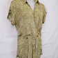 Tallow Khaki Jungle Wrap Playsuit Size 8 by SwapUp-Online Second Hand Store-Online Thrift Store