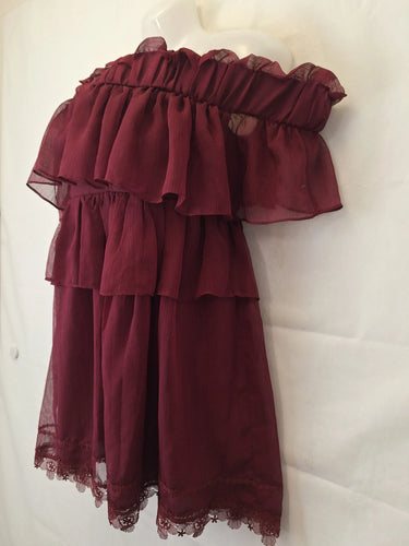 Talulah Flirty Ruffle Off Shoulder Mini Dress Size S by SwapUp-Online Second Hand Store-Online Thrift Store