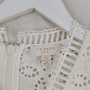 Ted Baker Chalk Broderie Flared Mini Dress Size 8 by SwapUp-Online Second Hand Store-Online Thrift Store