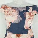 Ted Baker Folded Floral Fitted Evening Midi Dress Size S by SwapUp-Online Second Hand Store-Online Thrift Store