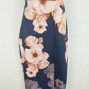 Ted Baker Folded Floral Fitted Evening Midi Dress Size S by SwapUp-Online Second Hand Store-Online Thrift Store