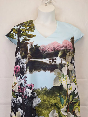Ted Baker Garden Graphic Afternoon Tea Dress Size 12 by SwapUp-Online Second Hand Store-Online Thrift Store