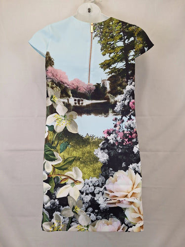 Ted Baker Garden Graphic Afternoon Tea Dress Size 12 by SwapUp-Online Second Hand Store-Online Thrift Store