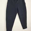 Ted Baker Quilted Navy Cropped Pants Size L by SwapUp-Online Second Hand Store-Online Thrift Store