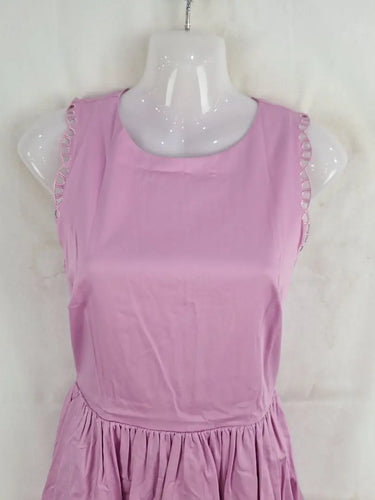 Ted Baker Rhubarb Embroidered Skater Midi Dress Size 10 by SwapUp-Online Second Hand Store-Online Thrift Store