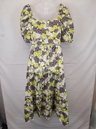 Ted Baker Sage Bloom Puff Sleeve Maxi Dress Size 12 by SwapUp-Online Second Hand Store-Online Thrift Store