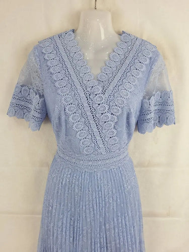 Ted Baker Sonyyia Faux Wrap Lace Midi Dress Size 8 by SwapUp-Online Second Hand Store-Online Thrift Store