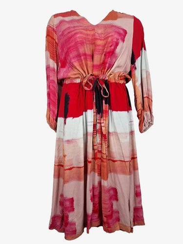 The Ark Abstract Watercolour Shift Dress Size M by SwapUp-Online Second Hand Store-Online Thrift Store