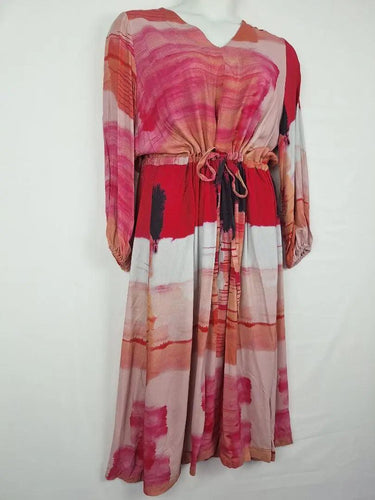 The Ark Abstract Watercolour Shift Dress Size M by SwapUp-Online Second Hand Store-Online Thrift Store