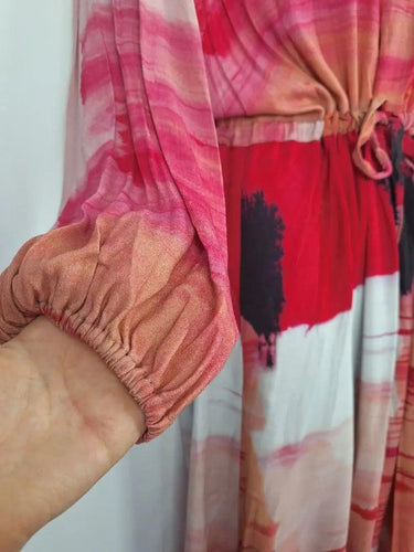 The Ark Abstract Watercolour Shift Dress Size M by SwapUp-Online Second Hand Store-Online Thrift Store