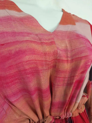 The Ark Abstract Watercolour Shift Dress Size M by SwapUp-Online Second Hand Store-Online Thrift Store