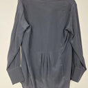 The Dreamer Label Silk Pleated Navy Shirt Size S by SwapUp-Online Second Hand Store-Online Thrift Store