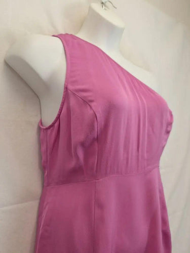 The Wolf Gang Magenta One Shoulder Summer Slip Dress Size L by SwapUp-Online Second Hand Store-Online Thrift Store