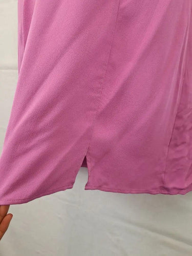 The Wolf Gang Magenta One Shoulder Summer Slip Dress Size L by SwapUp-Online Second Hand Store-Online Thrift Store