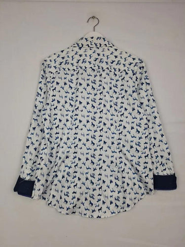 Thomas Cook Casual Horses Stretch Shirt Size 14 by SwapUp-Online Second Hand Store-Online Thrift Store