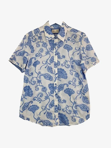 Thomas Cook Light Cotton Paisley Shirt Size 14 by SwapUp-Online Second Hand Store-Online Thrift Store