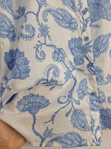 Thomas Cook Light Cotton Paisley Shirt Size 14 by SwapUp-Online Second Hand Store-Online Thrift Store