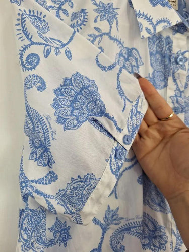 Thomas Cook Light Cotton Paisley Shirt Size 14 by SwapUp-Online Second Hand Store-Online Thrift Store