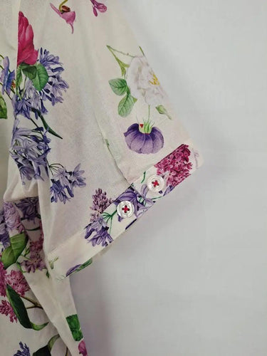 Thomas Cook Semi Sheer Botanical Shirt Size 14 by SwapUp-Online Second Hand Store-Online Thrift Store