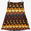 Thurley Monarch Butterfly Raw Hem Midi Skirt Size 6 by SwapUp-Online Second Hand Store-Online Thrift Store