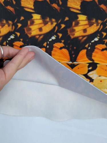 Thurley Monarch Butterfly Raw Hem Midi Skirt Size 6 by SwapUp-Online Second Hand Store-Online Thrift Store