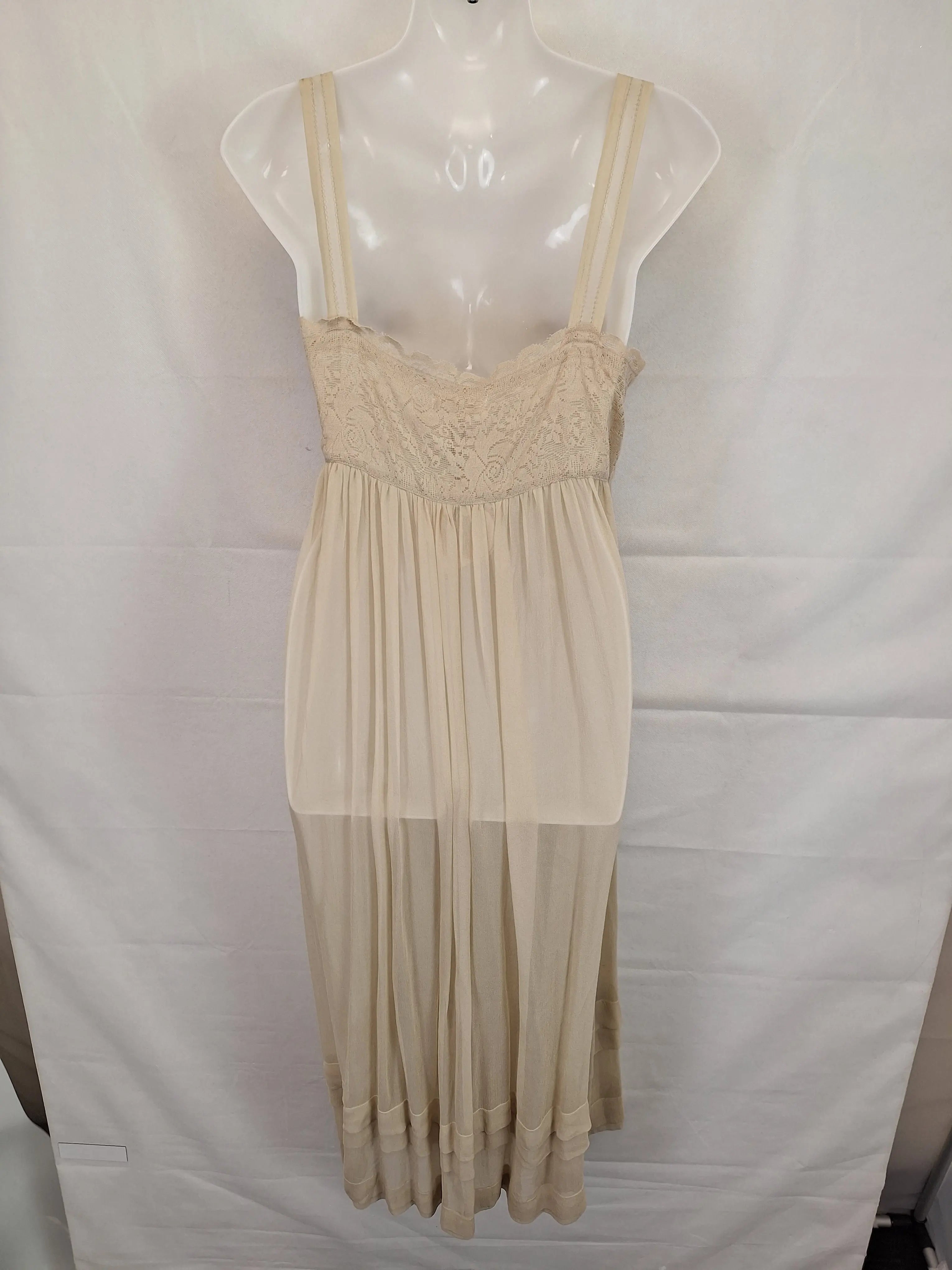 Ti Mo Desert Sheer Tank Midi Dress Size S SwapUp