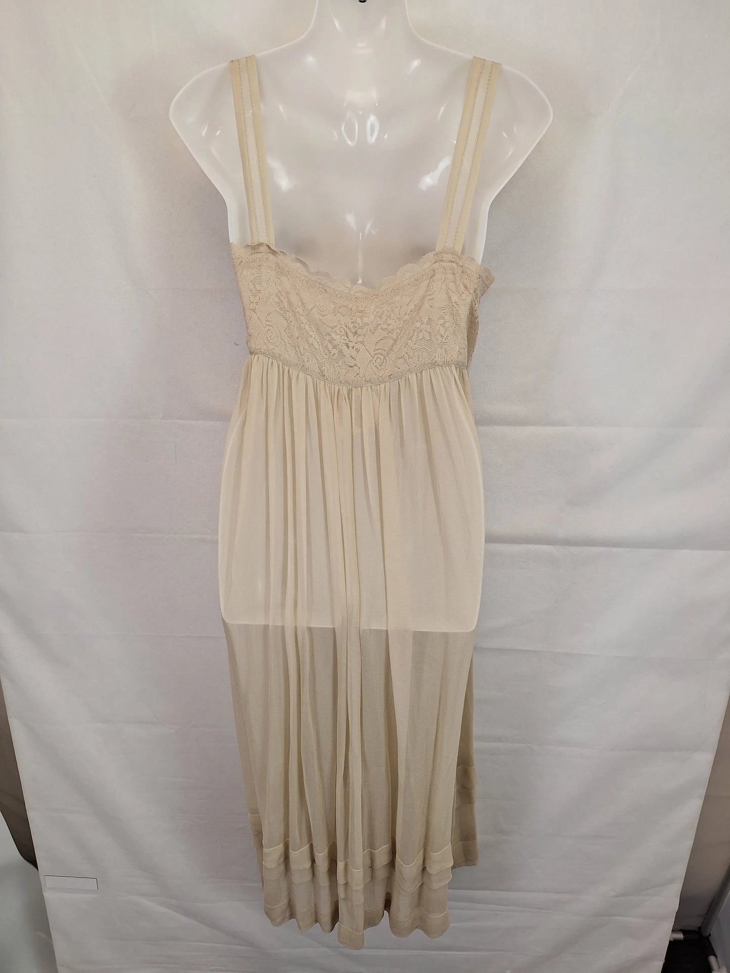 Ti Mo Desert Sheer Tank Midi Dress Size S by SwapUp-Online Second Hand Store-Online Thrift Store