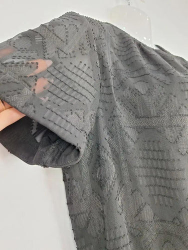 Tiered Flirty Textured Midi Dress Dress Size 12 by SwapUp-Online Second Hand Store-Online Thrift Store