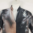 Tiffany Treloar Abstract Swirl Print Silk Dress Size L by SwapUp-Online Second Hand Store-Online Thrift Store