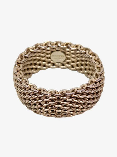 Tiffany & Co Sterling Silver Somerset Mesh Ring Size XL by SwapUp-Online Second Hand Store-Online Thrift Store