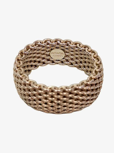 Tiffany & Co Sterling Silver Somerset Mesh Ring Size XL by SwapUp-Online Second Hand Store-Online Thrift Store
