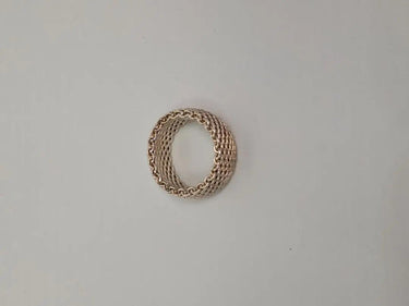 Tiffany & Co Sterling Silver Somerset Mesh Ring Size XL by SwapUp-Online Second Hand Store-Online Thrift Store