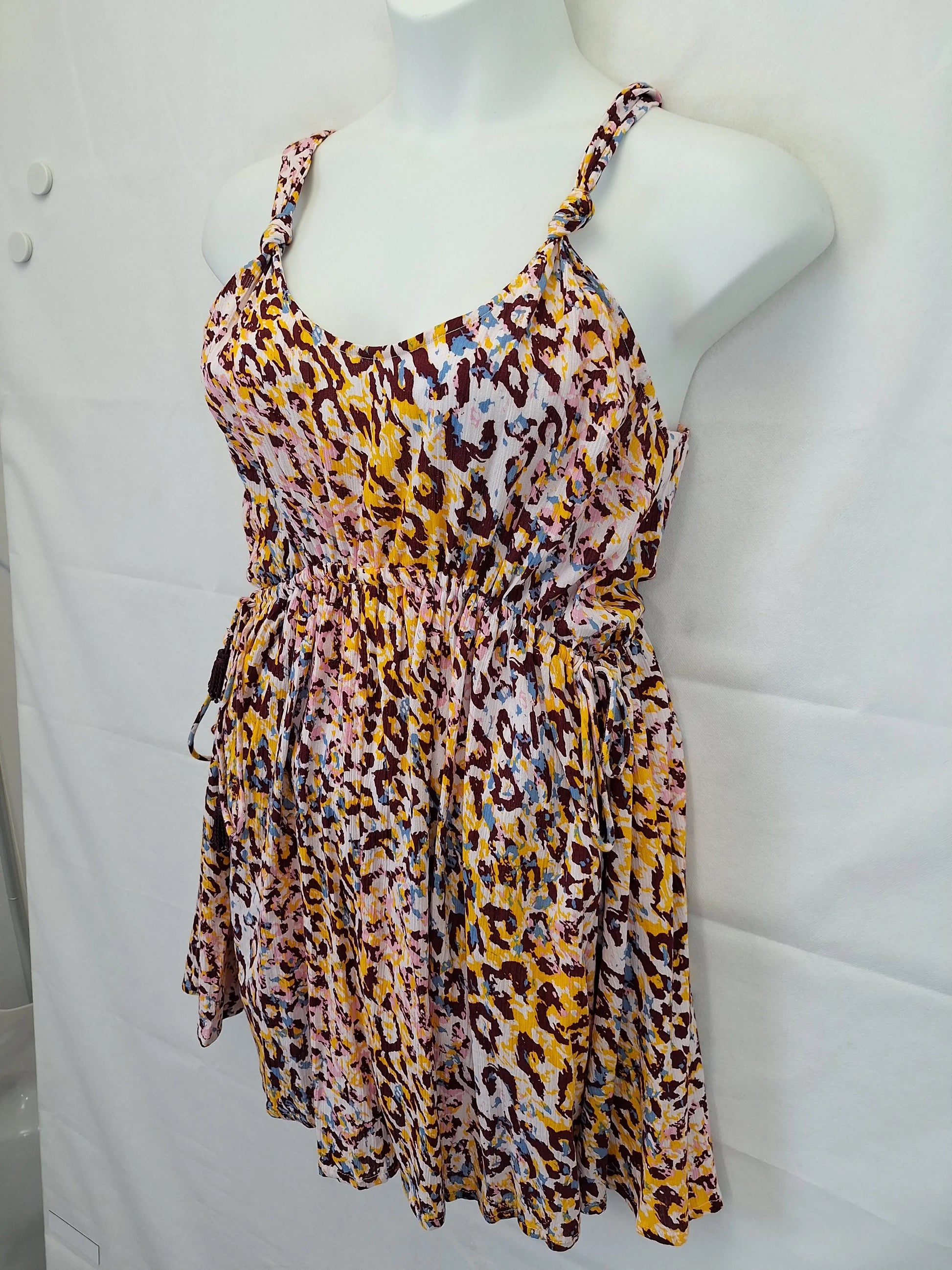 Tigerlily Babydoll Tropical Resort Midi Dress Size 12 by SwapUp-Online Second Hand Store-Online Thrift Store